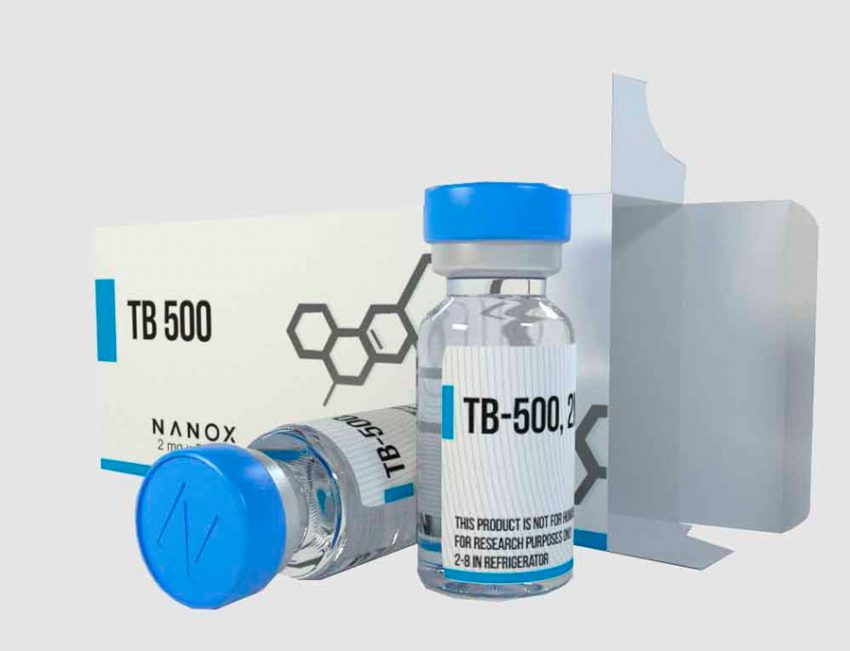 Пептид, що випускається під торговою назвою «TB 500», являє собою аналог антропогенного, який отримують в результаті синтезу сорока чотирьох амінокислот
