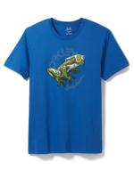 Футболка Oakley Rock The Frogskins T-Shirt Electric Blue 453433SSFR-670