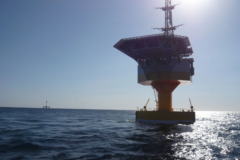 Океанська плавуча підстанція Fukushima Kizuna (фотографія надана Fukushima Offshore Wind Consortium)