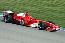 Шумахер на Гран-прі США в 2004