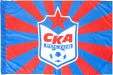 Як і всі армійські клуби, СКА Ростов-на-Дону використовує різні прапори з поєднанням червоних і синіх смуг або клітин