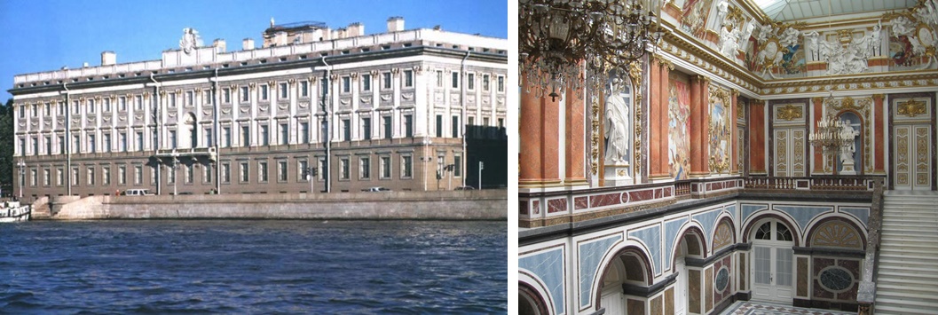 Протягом 19 століття інтер'єри палацу змінювалися, змінювалися і власники будівлі